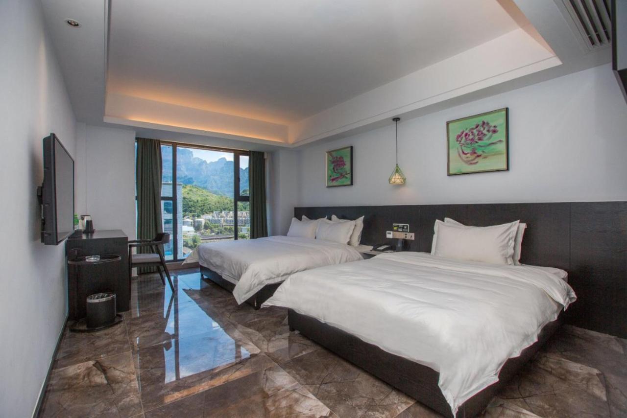 ז'אנגג'יאג'י Niuguanjia Modern Guest House מראה חיצוני תמונה